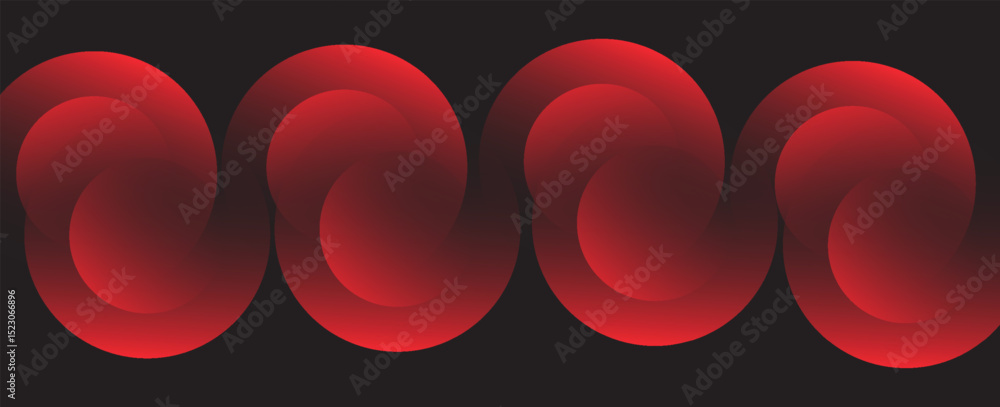 Poster red abstract background. dynamic shapes composition. vectors. eps 10