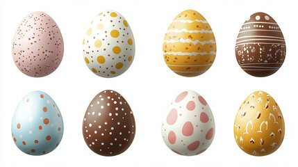 Decorated easter eggs colorful spring holiday celebration painted eggs design easter egg hunt tradition