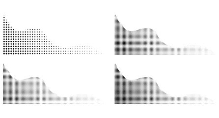 halftone dot corner border