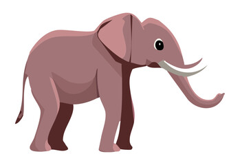 Gentle Elephant With Textured Skin Detail