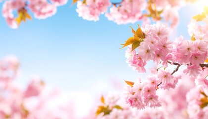 Obraz premium Spring blossoms against a vibrant sky (2)