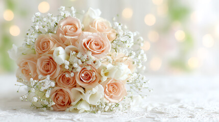 bridal bouquet, AI generated