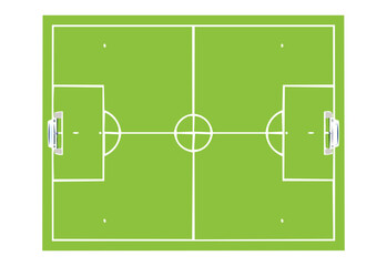 Darker Green Football Field Diagram
