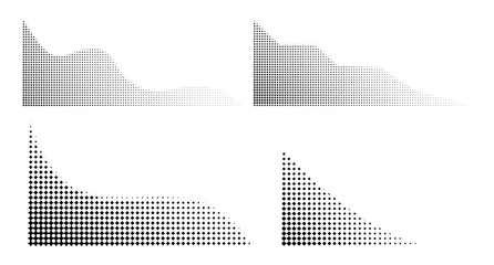 halftone corner border