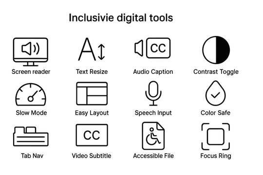 Inclusive digital tools for accessibility and user experience enhancement