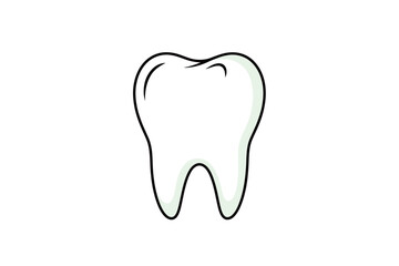 Obraz premium Tooth Illustration Dental Care and Health