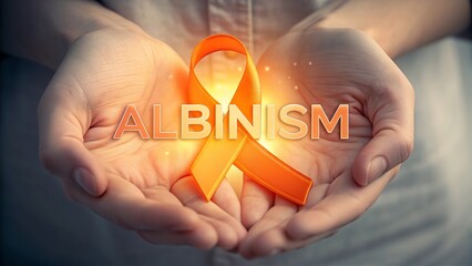Albinism Awareness Day, Advocacy and visibility shown through ribbon on Albinism Awareness Day.