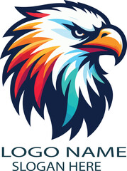 Eagle Head Logo icon vector .