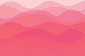 Hand drawn wave background. Transparent water design. Vector illustration