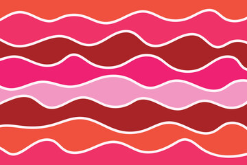 Abstract wave. Design of a colourful wavy line pattern. Vector illustration