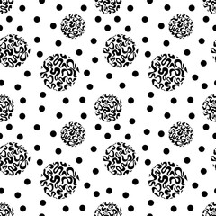 Seamless abstract geometric pattern. Vector Illustration.