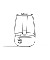 Humidifier Line Art