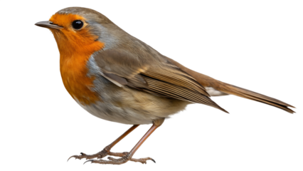 red backed shrike isolated on white