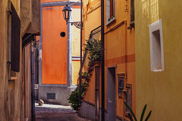 view of the village of Sarconi, Potenza province, Basilicata