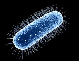 3D rendering of a bacterium (1)