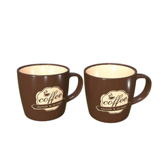 Two Coffee Mug Isolated