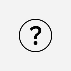 Question set icon,sign,symbol,pictogram isolated