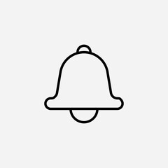 Bell set icon,sign,symbol,pictogram isolated