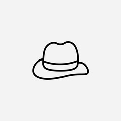 Hat set icon,sign,symbol,pictogram isolated