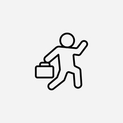 Busy set icon,sign,symbol,pictogram isolated