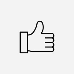 Like set icon,sign,symbol,pictogram isolated