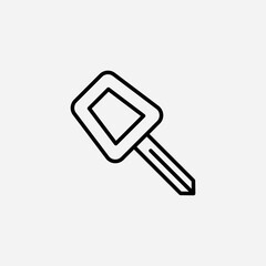 Car Key set icon,sign,symbol,pictogram isolated