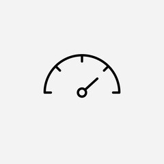 Speedometer set icon,sign,symbol,pictogram isolated