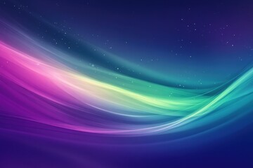 Fototapeta premium Colorful abstract wave design in vibrant hues at night