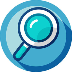 Search icon vector ,white background