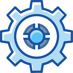  Settings gear  vector ,white background