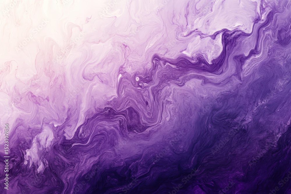 Poster swirling purple abstract design creating a mesmerizing visual experience in a smooth gradient