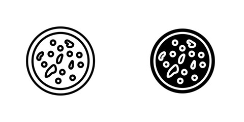 Leukemia icon, Blood cancer leukemia line icon vector cancer malignant disease