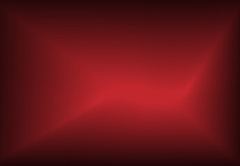 Abstract illustration background texture of beauty dark and light clear red, gradient flat wall and floor in empty spacious room
