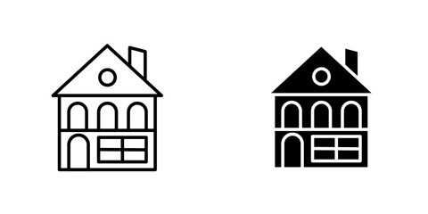 Chalet icon. Chalet symbol design from Winter collection. Simple element vector illustration on white background.