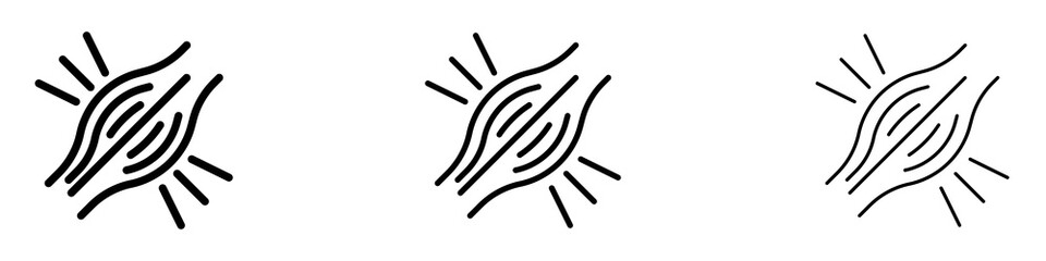 Myalgia icons for web site, mobile application. Logo illustration.