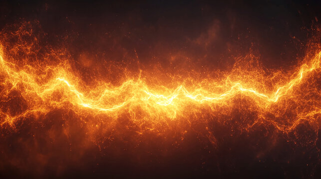 Fiery energy bolt background abstract power light electricity plasma explosion effect illustration design 4k
