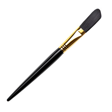 Black Paintbrush isolated on transparent background