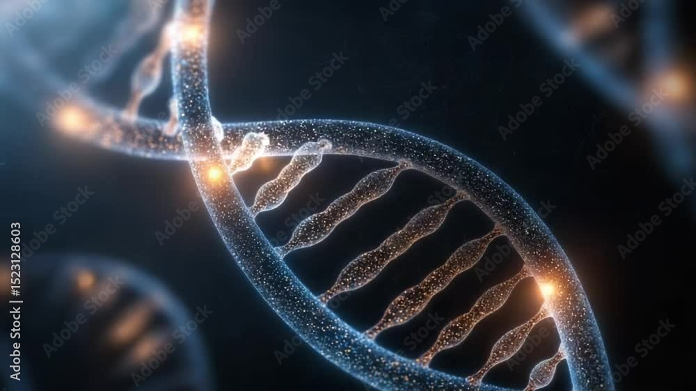 Poster exploring the structure and significance of dna in genetic research and biotechnology applications