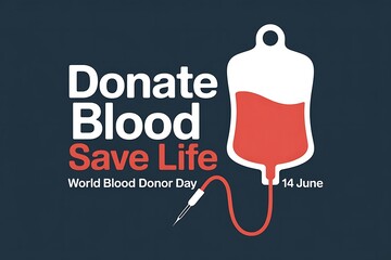 Donate blood save life world blood donor day