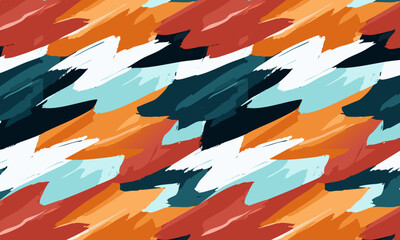 Expressive Paint Daubs: Bold and Vibrant Artistic Background