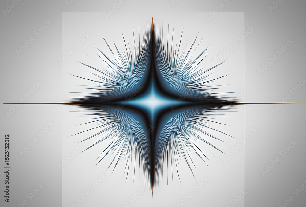 Aufkleber visual stylish and bright effect beautiful shapes explosion flash display of light erupts with dynam