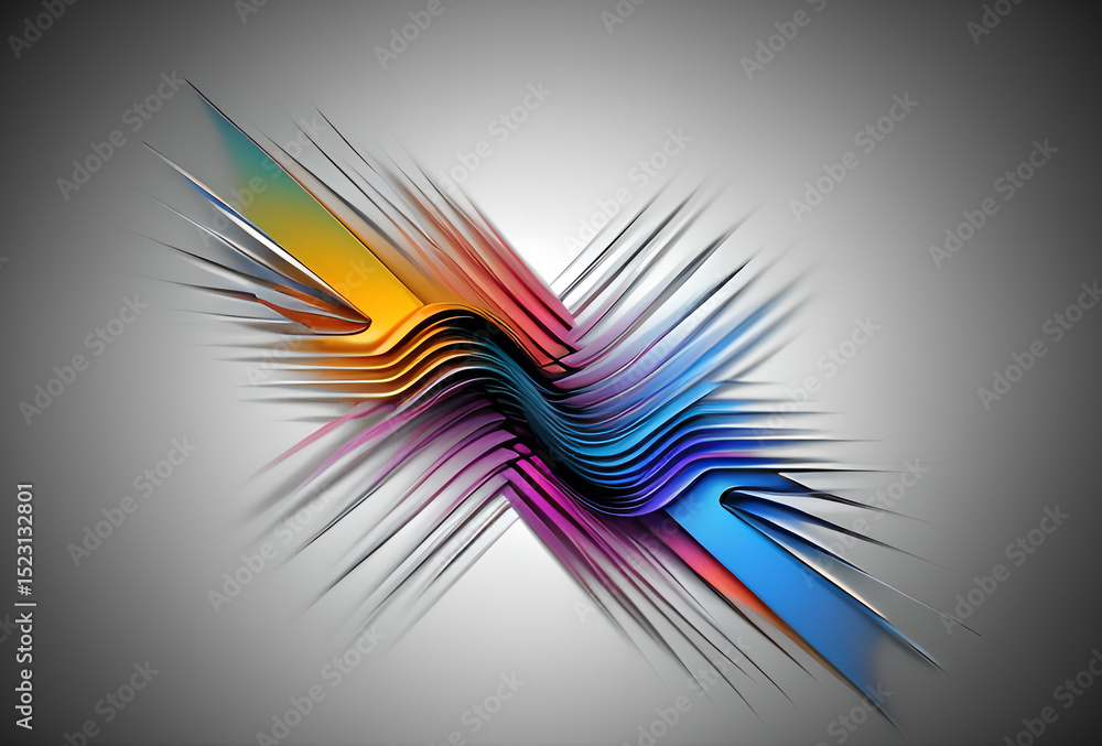 Poster visual stylish and bright effect beautiful shapes explosion flash display of light erupts with dynam