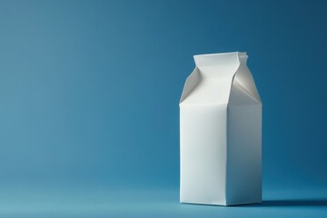 Milk carton, A standard milk carton with a white exterior and a blue cap, labeled with nutritional information and a brand logo