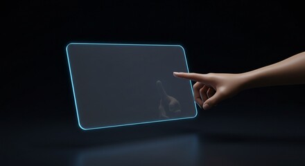 Innovative Futuristic Interface Exploring the Next Generation of Touchscreen Technology