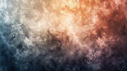 Fototapeta premium Abstract textured surface with warm and cool tones