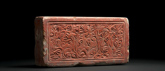 Ornamental Red Brick With Intricate Design