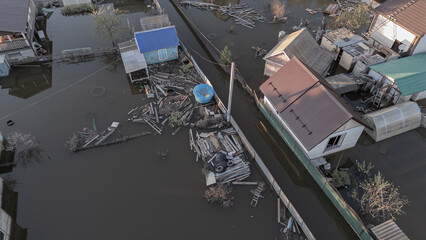 Floods and cyclone, global warming. Climate change,natural disasters the tsunami of nature.The...