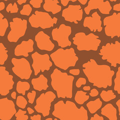 Abstract modern giraffe seamless pattern. Animals trendy background. Colorful decorative vector stock illustration for print, card, postcard, fabric, textile. Modern ornament of stylized skin.