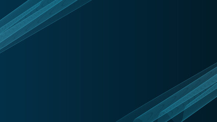 Abstract dark blue background with light blue lines