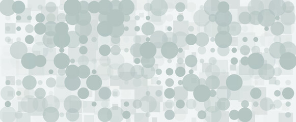 Abstract Background with Overlapping Circles and Squares